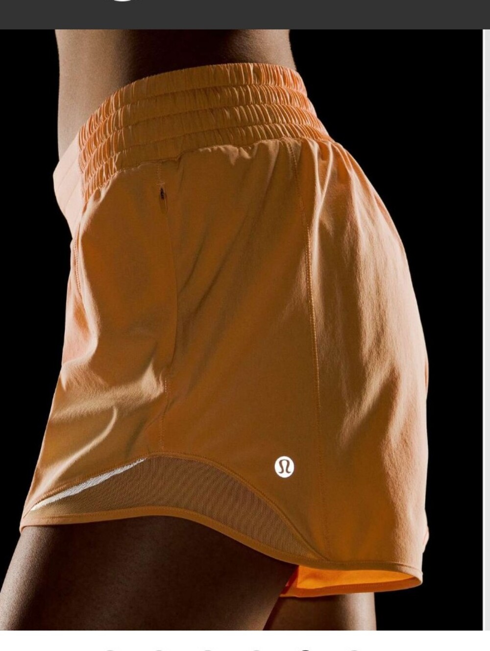 Lululemon🍑Hotty Hot High-Rise Lined Short 4" ROCK MELON